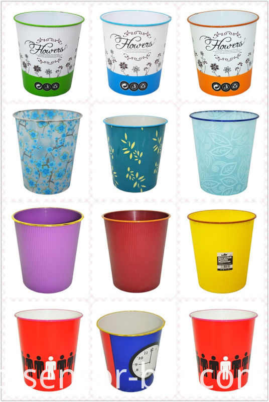 Hot Selling Plastic Open Top Waste Bin